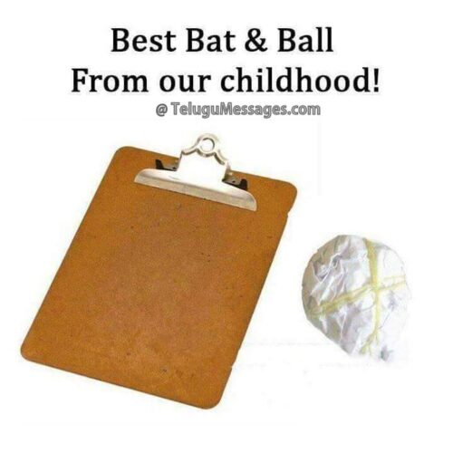 Childhood best bat and ball game